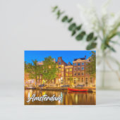 Amsterdam, Nederland Briefkaart (Staand voorkant)
