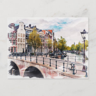 Amsterdam, Nederland Briefkaart