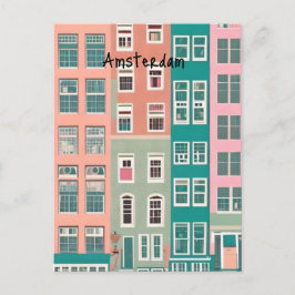 Amsterdam nederland briefkaart