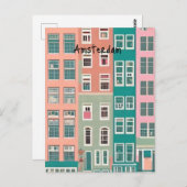 Amsterdam nederland briefkaart (Voorkant / Achterkant)