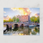 Amsterdam, Nederland Briefkaart (Voorkant)
