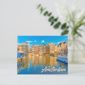 Amsterdam, Nederland Briefkaart (Staand voorkant)