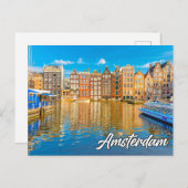 Amsterdam, Nederland Briefkaart (Voorkant / Achterkant)