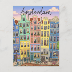 Amsterdam Nederland Briefkaart