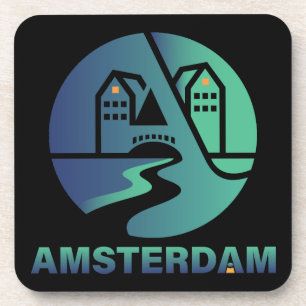 Amsterdam Nederland Europa Bier Onderzetter