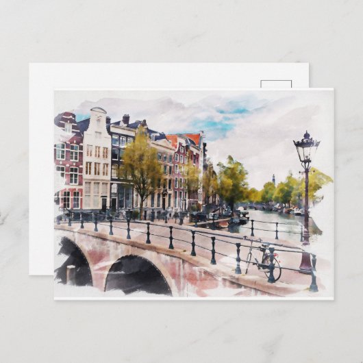 Amsterdam, Nederland Feestdagenkaart (Voorkant / Achterkant)