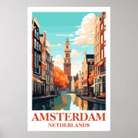 Amsterdam Nederland Grachten Reis Kunst