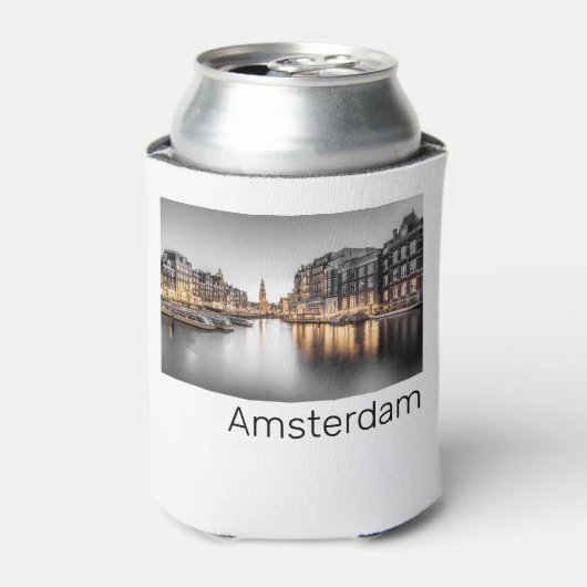 Amsterdam Nederland Holland Nederlands Souvenir Blikjeskoeler (Blikje Voorkant)