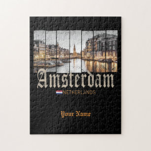 Amsterdam Nederland Holland  souvenir Legpuzzel