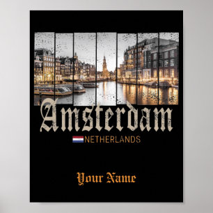 Amsterdam Nederland Holland  souvenir Poster