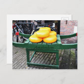 Amsterdam, Nederland, Kaas, Winkelen, Briefkaart (Voorkant / Achterkant)