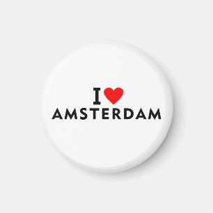 Amsterdam Nederland liefde stad hart als reizen Magneet