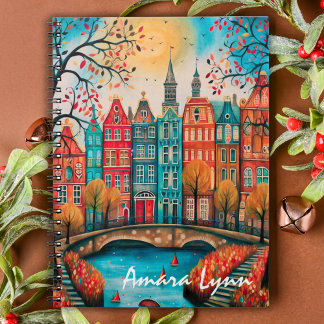 Amsterdam Nederland Notitieboek
