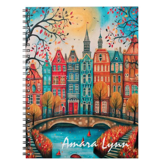 Amsterdam Nederland Notitieboek (Voorkant)