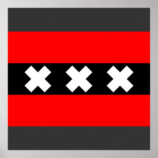 Amsterdam, Nederland Poster (Voorkant)