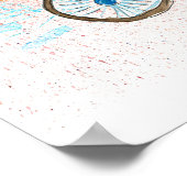 Amsterdam Nederland Stadskaart Poster (Hoek)