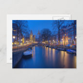 Amsterdam, Nederlands Briefkaart fotografie (Voorkant / Achterkant)