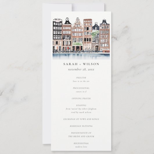 Amsterdam Nederlands landschapslandschapsprogramma Kaart (Voorkant)