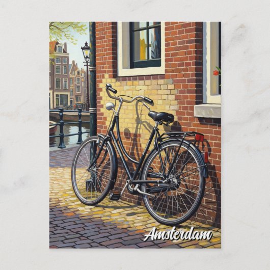 Amsterdam Netherlands Briefkaart (Voorkant)