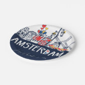 Amsterdam paper borden papieren bordje (Gekanteld)
