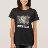 Amsterdam Parakeet Holland The Netherlands 1 T-shirt (Voorkant)