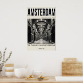 Amsterdam Passage Poster - Architectural Corridor (Cuisine)
