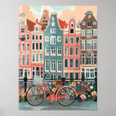 Amsterdam Print Amsterdam Illustration Amsterdam  (Voorkant)