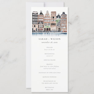 Amsterdam Programme de mariage paysager du canal n