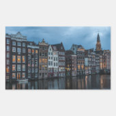 Amsterdam Rechthoekige Sticker (Voorkant)