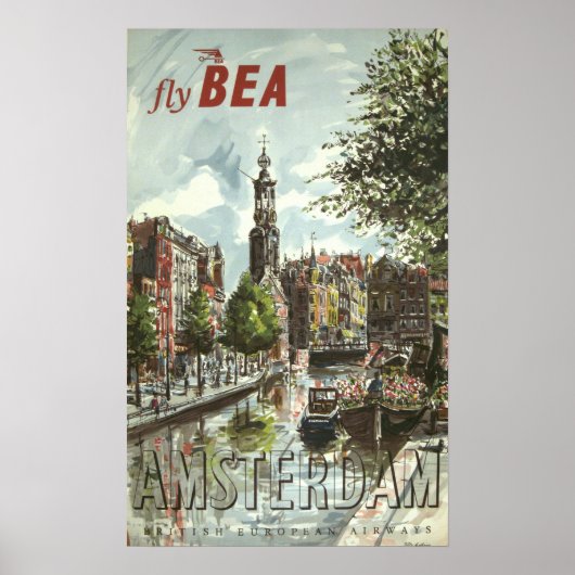  Amsterdam-reis Poster (Voorkant)