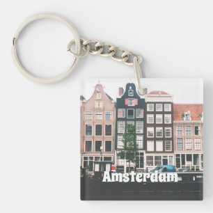 Amsterdam Reis Souvenir Sleutelhanger