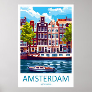 Amsterdam Reizen Vintage Ski Nationaal Poster Park