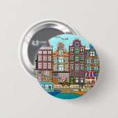 Amsterdam Ronde Button 5,7 Cm (Voorkant /achterkant)