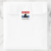 Amsterdam Ronde Sticker (Tas)