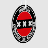 Amsterdam Round Emblem Ornament (voorkant)