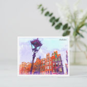 Amsterdam Sidewalk Briefkaart (Staand voorkant)