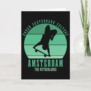 Amsterdam Skateboarder Urn Skateboarden 5 Kaart