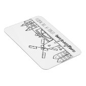 Amsterdam Skyline Magneet (Rechterzijde)