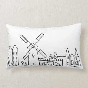 Amsterdam Skyline Pillow Kussen