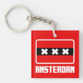 Amsterdam Sleutelhanger (Voorkant)