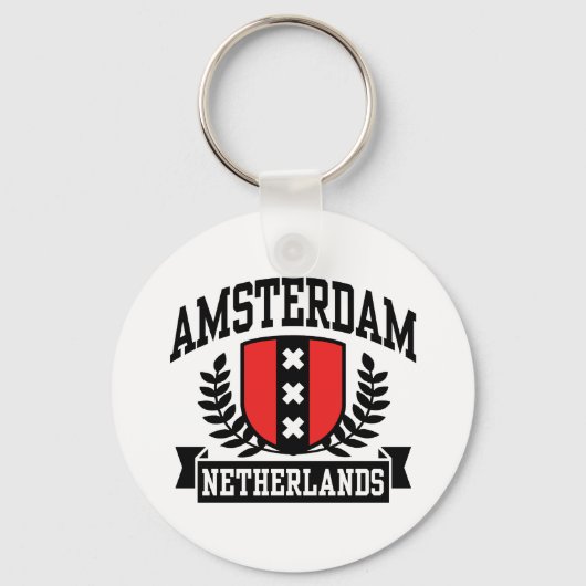 Amsterdam Sleutelhanger (Voorkant)