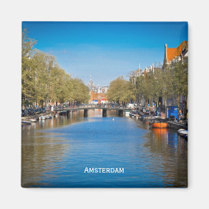 Amsterdam Square Magnet Magneet