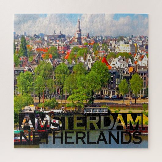 Amsterdam Square Puzzle Legpuzzel (Verticaal)