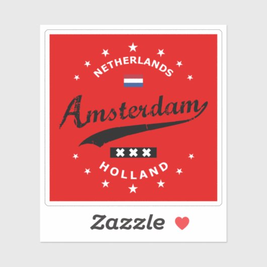 Amsterdam Sticker (Vel)