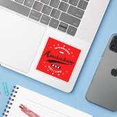 Amsterdam Sticker (Laptop met iPhone)