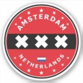 Amsterdam Sticker (Voorkant)