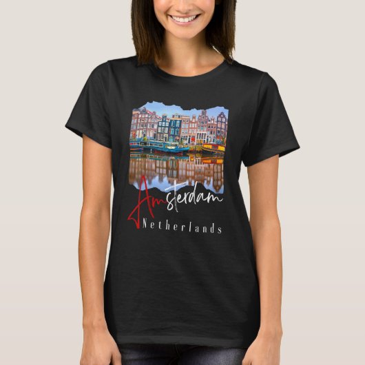 Amsterdam T-shirt (Voorkant)