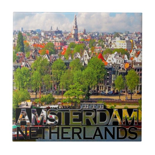 Amsterdam Tegeltje (Voorkant)