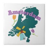 Amsterdam Tegeltje (Voorkant)