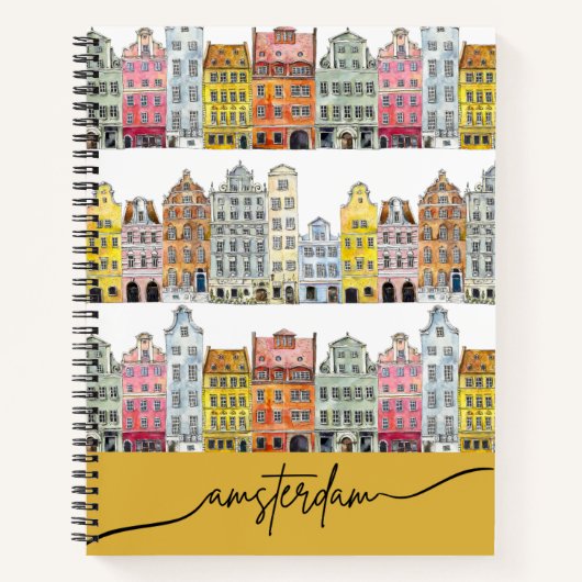 Amsterdam Tiny Maisons Voyageurs Carnet Hollande (Devant)